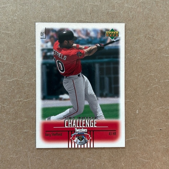 EUC 2001 Upper Deck baseball card Gary Sheffield #6 out of 10 Twizzlers - Picture 1 of 5